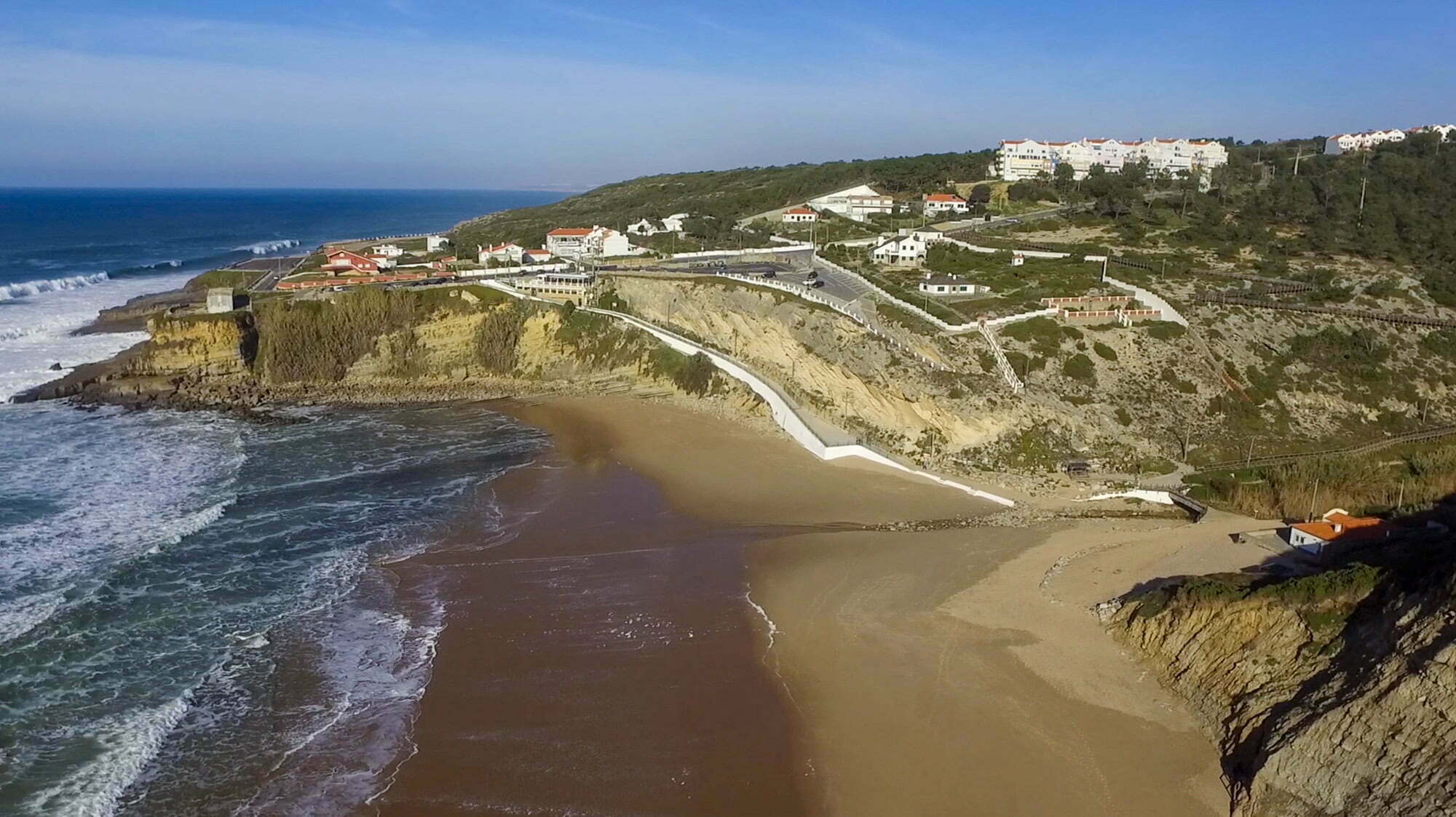 Vista A rea Da Praia Do Magoito Costa De Sintra Hugo Grilo 